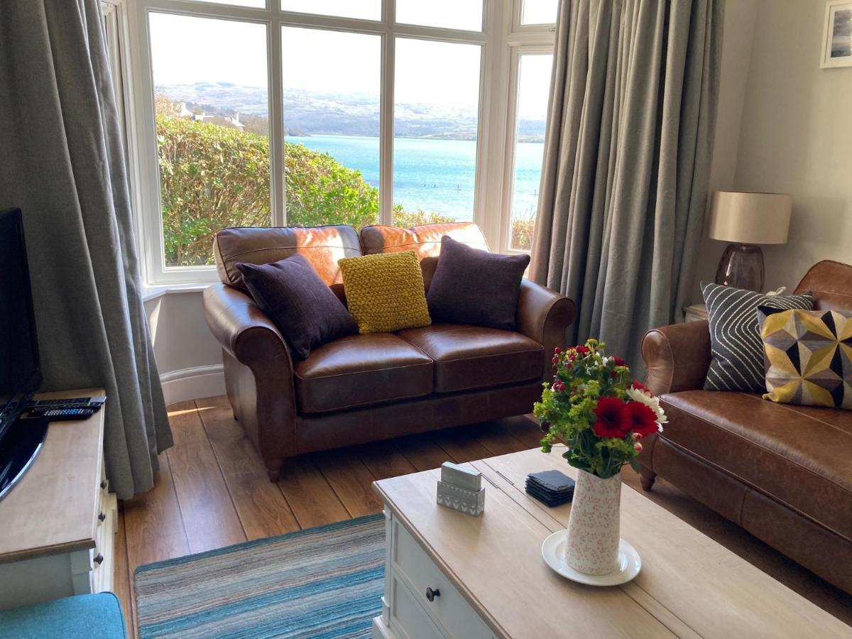 Tegfryn , 5*, Sea View, Borth Y Gest Villa Porthmadog Buitenkant foto